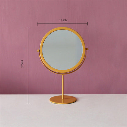 Metal single face mirror
