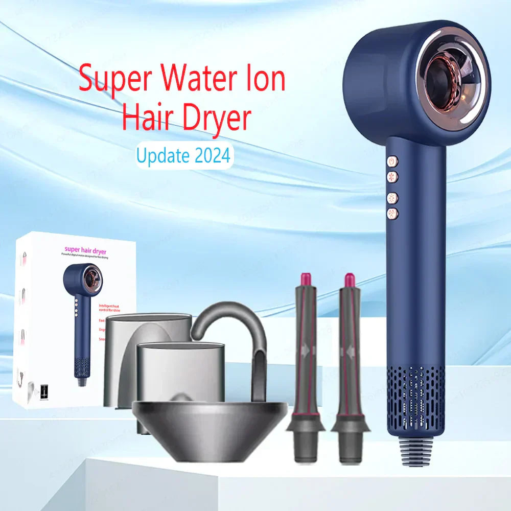 2024 Professional Leafless Negative Ion Hair Dryer