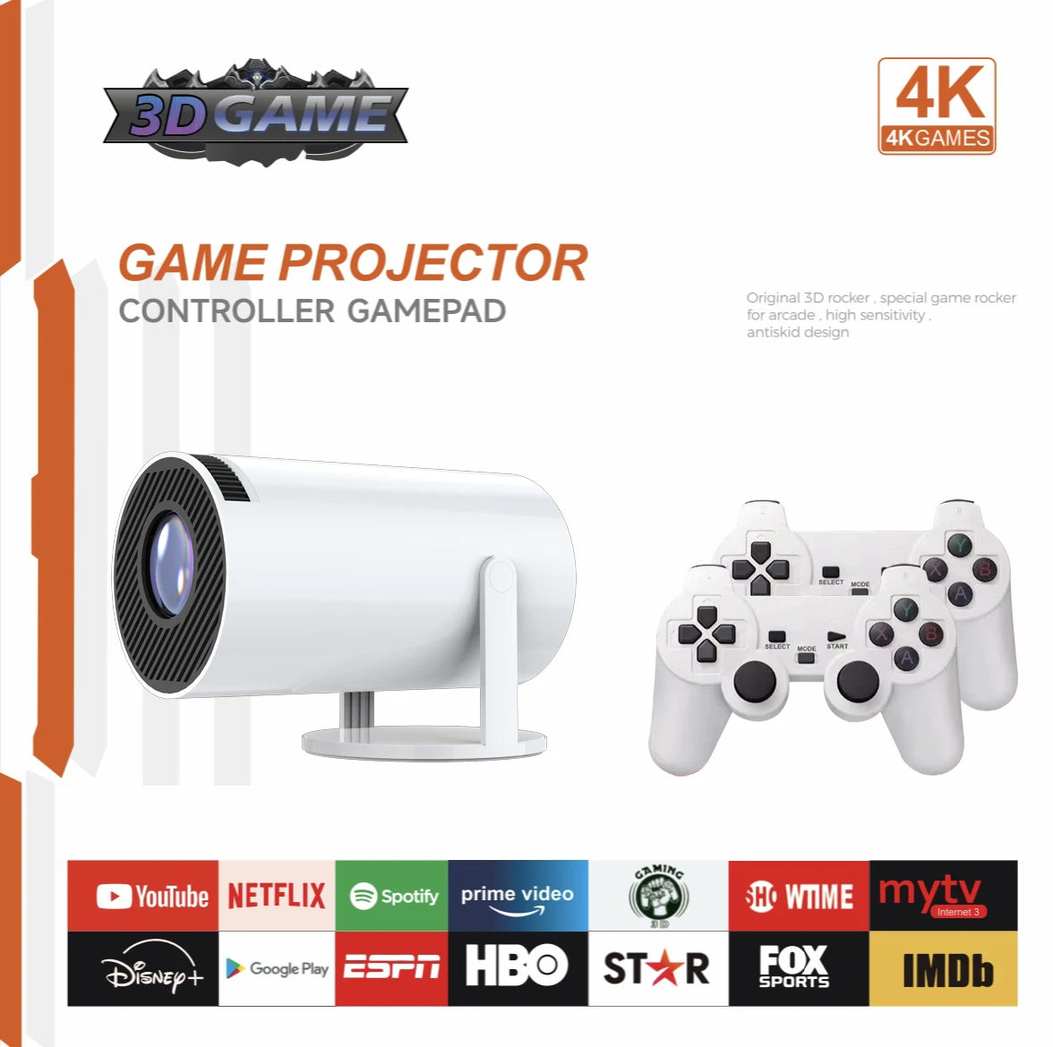 Ultimate Portable 4K Game Projector™